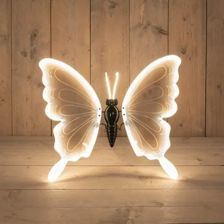 LED vlinder Warm Wit 60cm