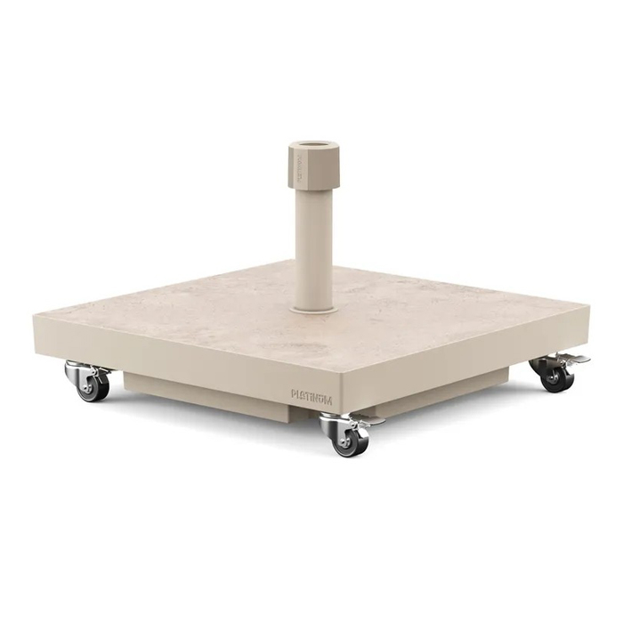 Platinum Sun & Shade Parasolvoet Ceramica 40kg verrijdbaar - Sandstone