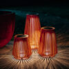 Solar vloerlamp LON Large 34cm - Teak
