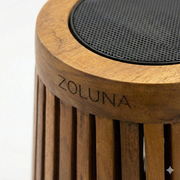 Solar vloerlamp LON Large 34cm - Teak