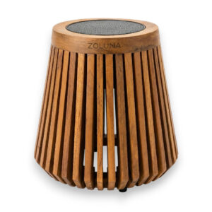 Solar vloerlamp LON Medium 25cm - Teak