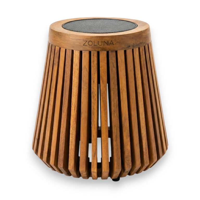 Solar vloerlamp LON Medium 25cm - Teak