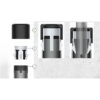 Platinum Sun & Shade Parasolvoet Ancona 40kg Graniet + Zwenkwielen