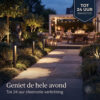 Solar Prik tuinlamp Olivia met Bewegingssensor - 400 Lumen - USB oplaadbaar