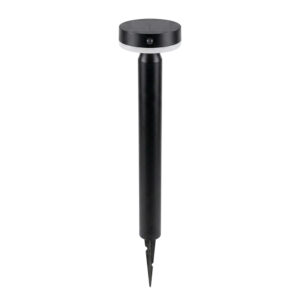 Solar Priklamp Guus met Bewegingssensor - Warm Wit - USB Oplaadbaar - Aluminium