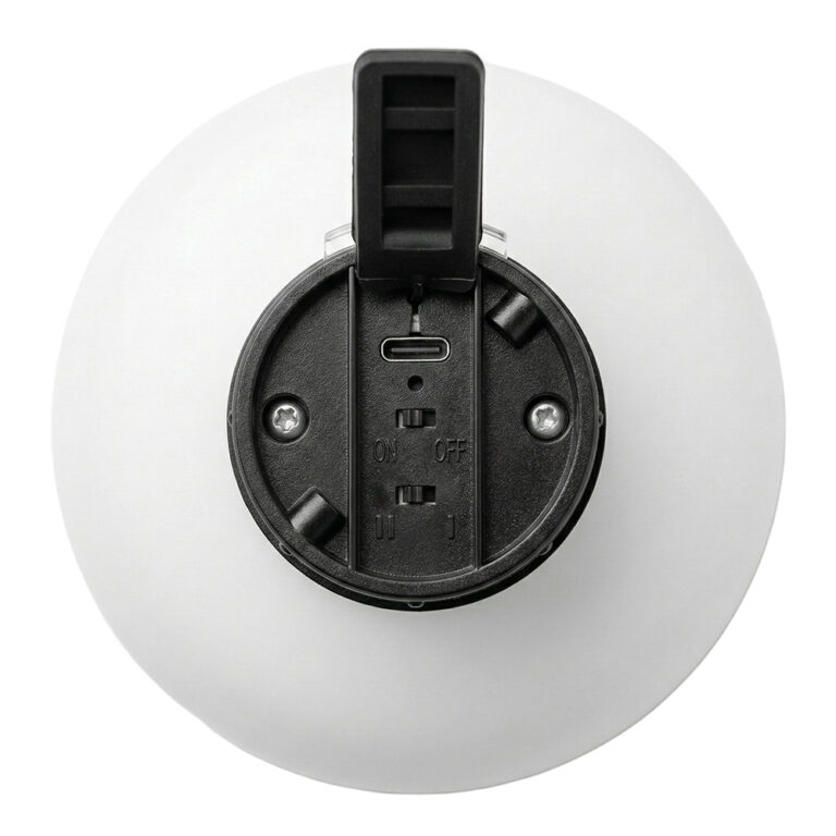 Solar Priklamp Guus met Bewegingssensor - Warm Wit - USB Oplaadbaar - Aluminium