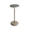 Solar Tafellamp Bobbie Cappucino - Touch Dimbaar - 8 branduren - USB laadoptie - extra warm wit