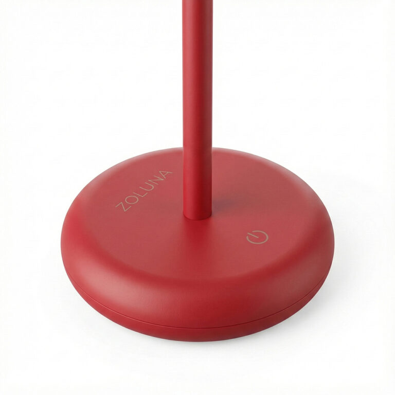 Solar Tafellamp Bobbie Evening Red - Touch Dimbaar - 8 branduren - USB laadoptie - extra warm wit