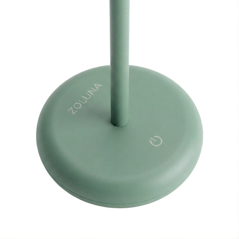 Solar Tafellamp Bobbie Fresh Green - Touch Dimbaar - 8 branduren - USB laadoptie - extra warm wit