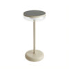 Solar Tafellamp Bobbie Zand - Touch Dimbaar - 8 branduren - USB laadoptie - extra warm wit