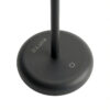 Solar Tafellamp Bobbie Zwart - Touch Dimbaar - 8 branduren - USB laadoptie - extra warm wit