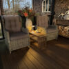 Solar Tafellamp JYP Zand - Touch Dimbaar - USB laadoptie - extra warm wit