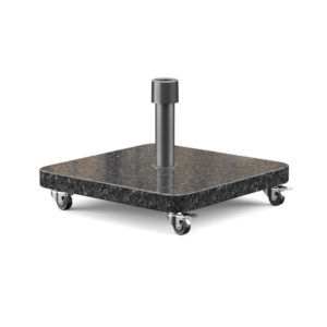 Platinum Sun & Shade Parasolvoet Ancona 40kg Graniet + Zwenkwielen