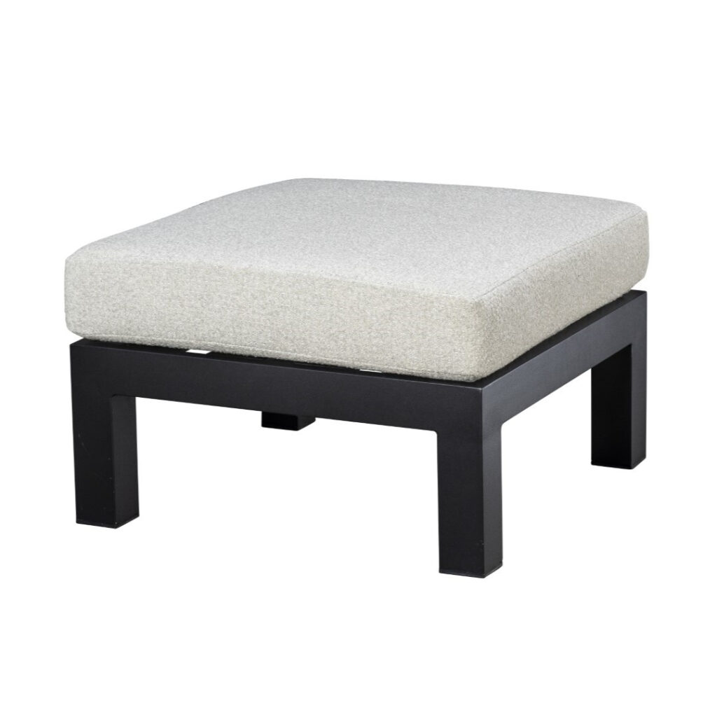 Yoi Midori voetenbank - Zwart / Wool white