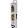 2st LED dinerkaarsen goud kerstboom 27cm