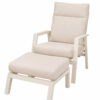 Ohio 2-delige balkon loungeset Crema