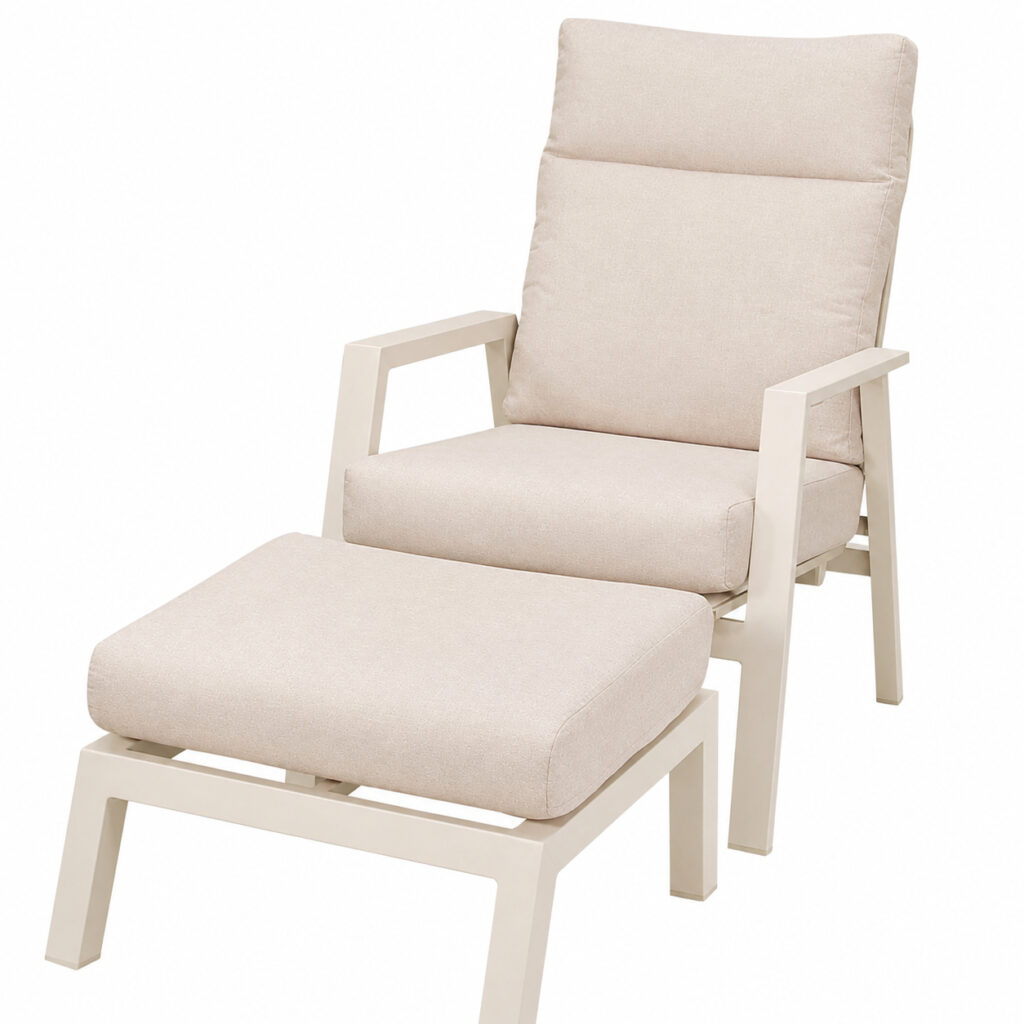 Ohio 2-delige balkon loungeset Crema