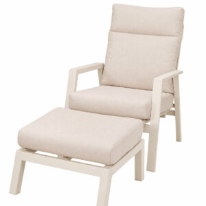 Ohio 2-delige balkon loungeset Crema