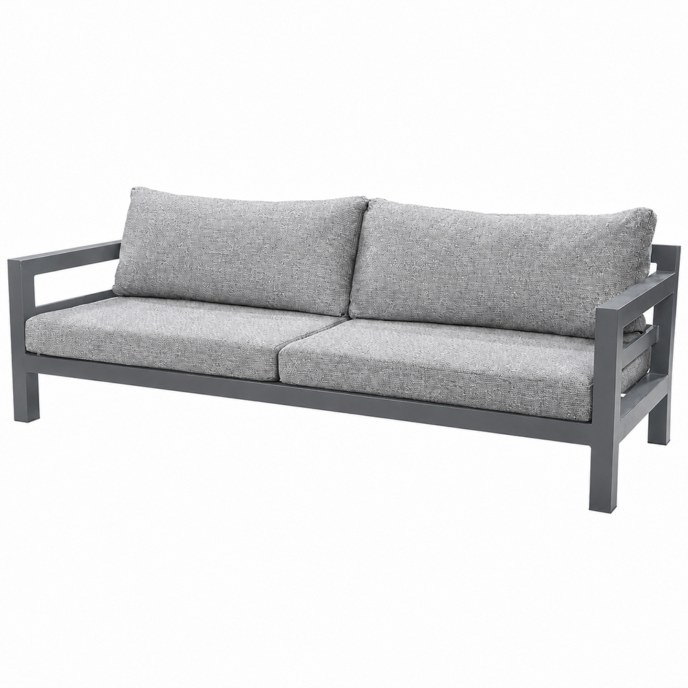 Yoi Midori 4-zits loungebank – Dark Grey / Mixed Grey