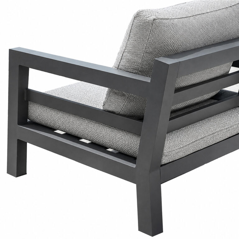 Yoi Midori 4-zits loungebank – Dark Grey / Mixed Grey