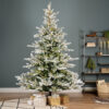 Kunstkerstboom Grandis fir Snowy Micro 550 LED 210cm - Everlands