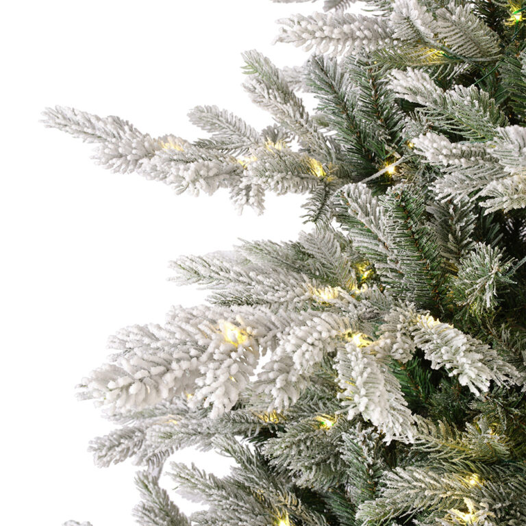 Kunstkerstboom Grandis fir Snowy Micro 550 LED 210cm - Everlands