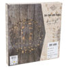 LED Bol Zwart 28cm 80LED Gold - 3xAA