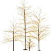Zwarte boom 240LED met flash Classic Warm 60cm