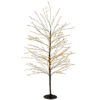 Zwarte LED Boom 1500LED met flash Classic Warm - 180cm