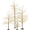 Zwarte LED Boom 1500LED met flash Classic Warm - 180cm