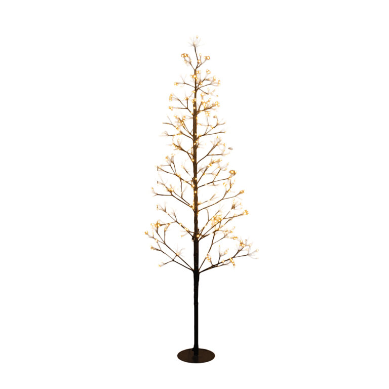 Zwarte LED Boom 720LED met flash Classic Warm – 150cm