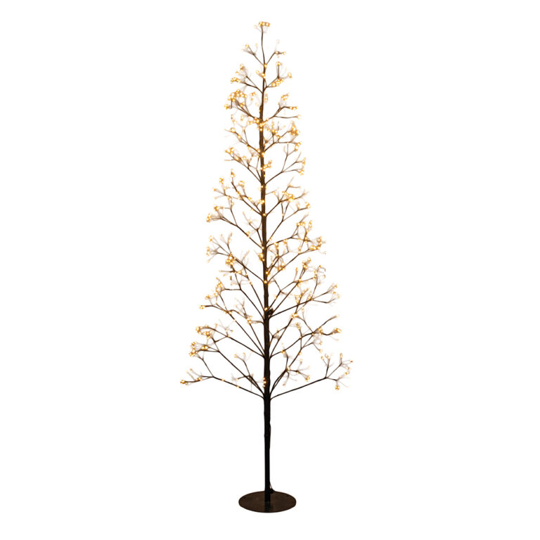 Zwarte LED Boom 960LED met flash Classic Warm – 180cm
